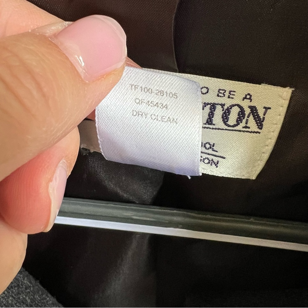 Pendleton Dark Gray 100% Virgin Wool Button Front… - image 5